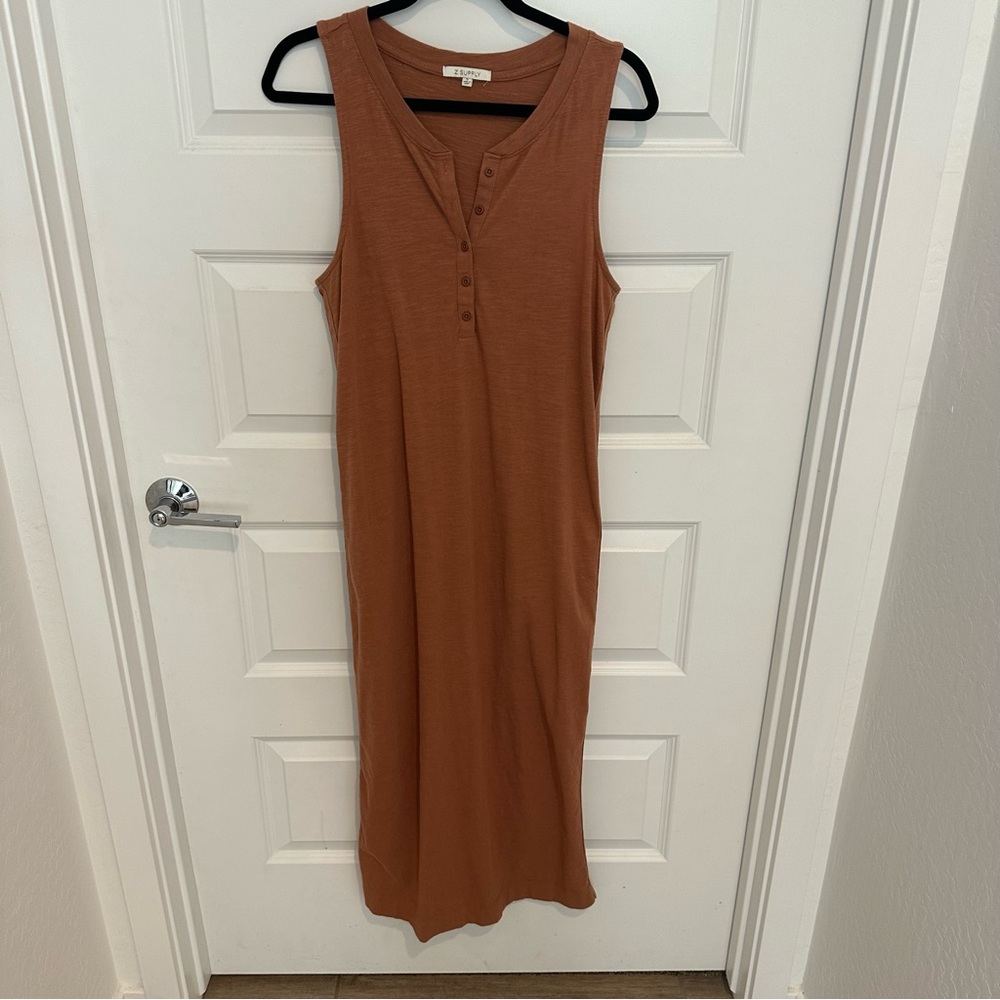 Z Supply Zelda Slub Maxi Dress size S
